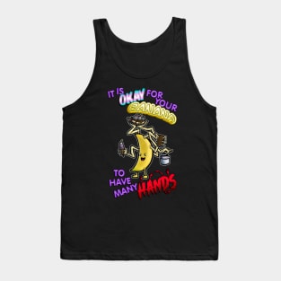 Banana with Many Arms Tank Top